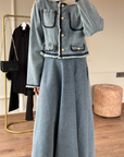 Denim Etekli Takım